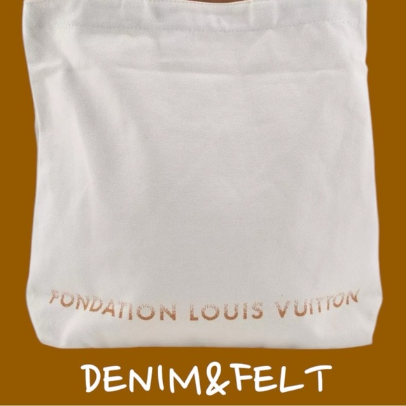 Louis Vuitton Fondation Exclusive Ivory Canvas Shoulder/ Tote Bag | PRELOVED!!🤎 - Picture 3 of 16